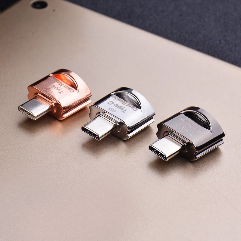 Портативный USB 2 0 Тип C кард ридер TF Micro SD карты OTG адаптер Type устройство чтения карт