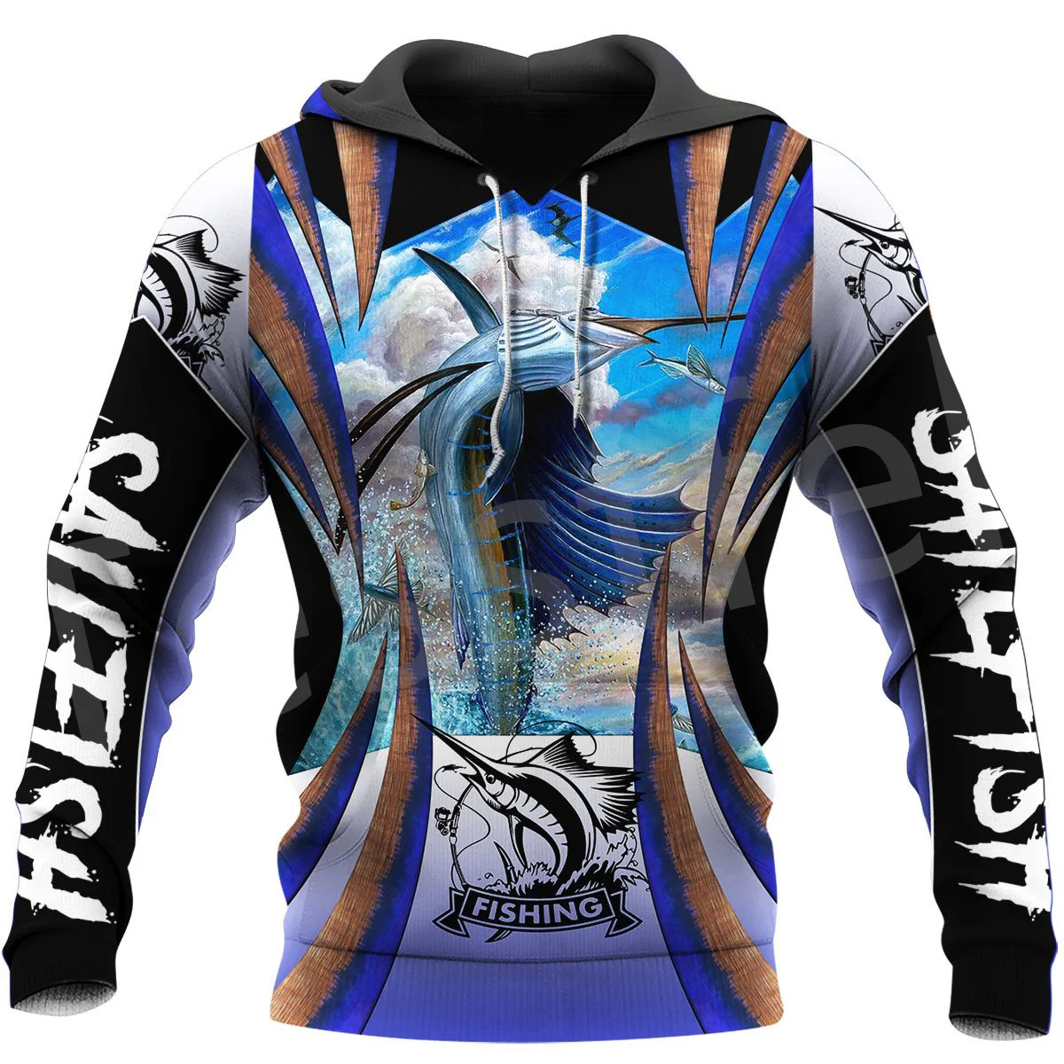 

Новейший Камуфляжный тренировочный костюм tessвам MaHi Marlin с принтом рыболовных животных Фишера Harajuku, худи с длинным рукавом с принтом 3DPrint для ...