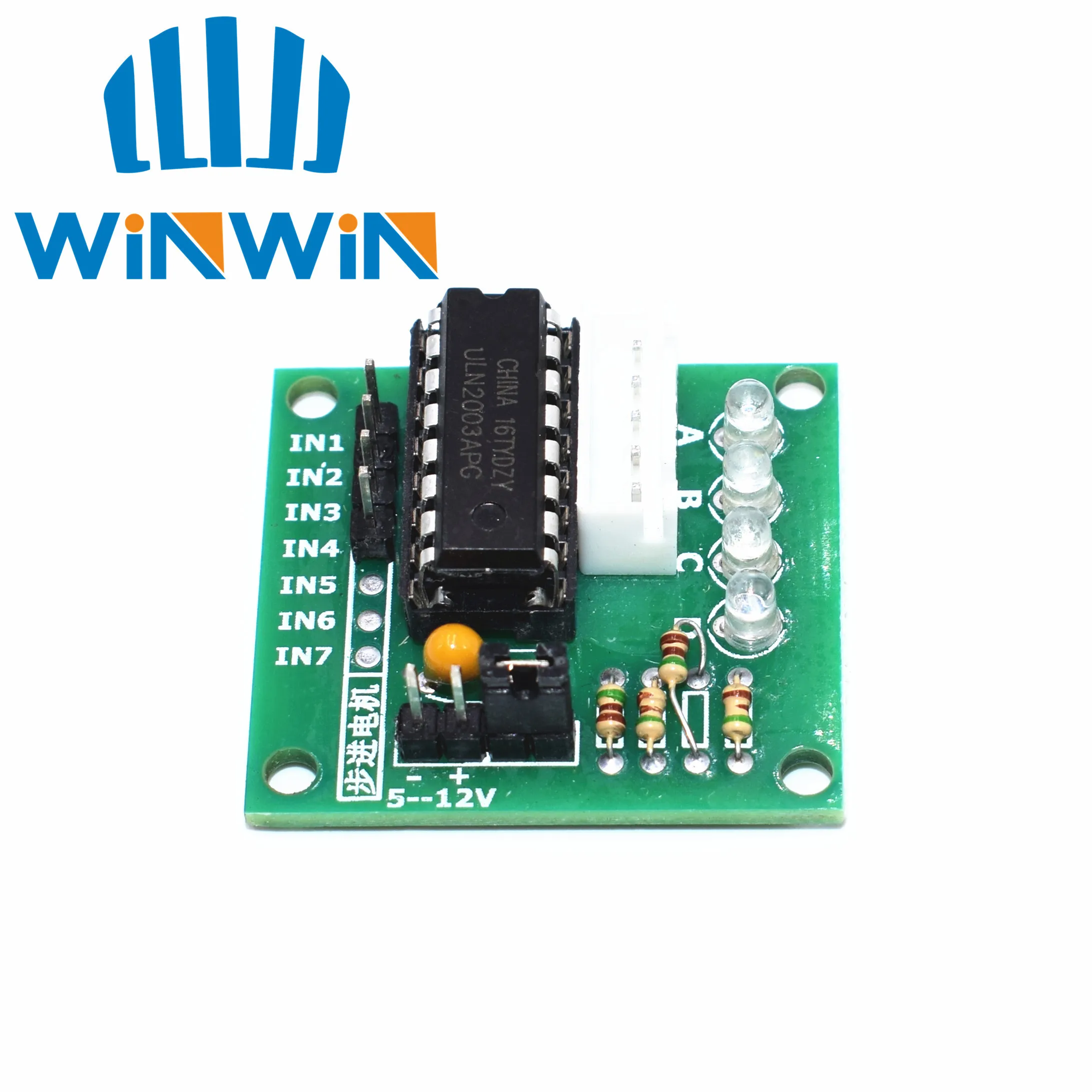 A23 Высокая мощность ULN2003 шаговый двигатель драйвер платы тестовый модуль AVR