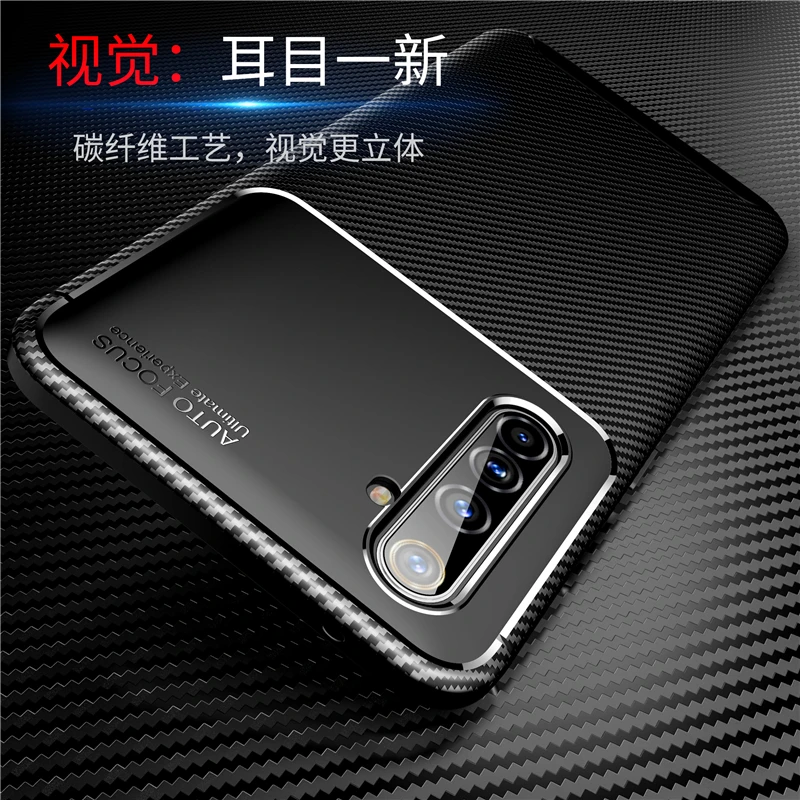 

Для Oppo Realme X50 Pro Чехол из волокна Fundas TPU резиновый силиконовый защитный чехол для телефона для Realme X50 Pro Чехол для Realme X50 Pro