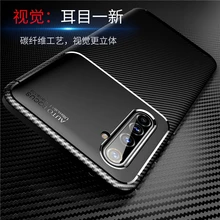 For Oppo Realme X50 Pro Case Fiber Fundas TPU Rubber Silicone Protective Phone Case For Realme X50 Pro Cover For Realme X50 Pro