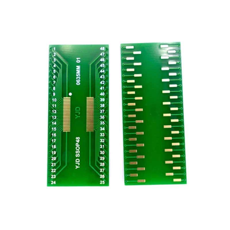 SSOP48 к DIP48 IC АДАПТЕР тестовая Экспериментальная плата pcb|Аксессуары для
