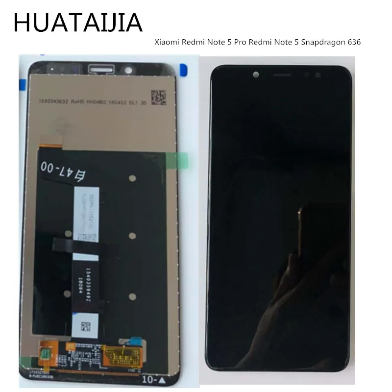 ЖК-дисплей с рамкой для Xiaomi Redmi Note 5 Pro сменный ЖК-экран Snapdragon 636 |