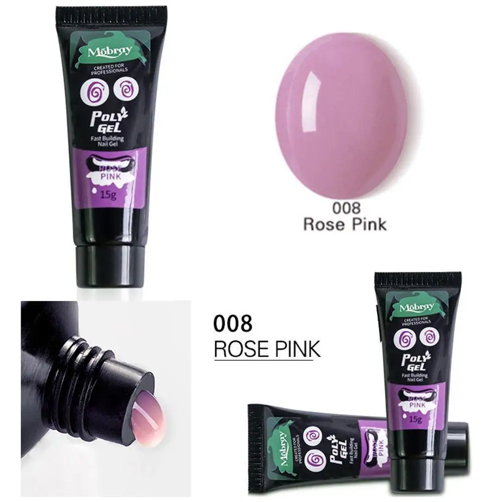 Набор полигеля для наращивания ногтей наборы гелей удаляемый замачиванием набор