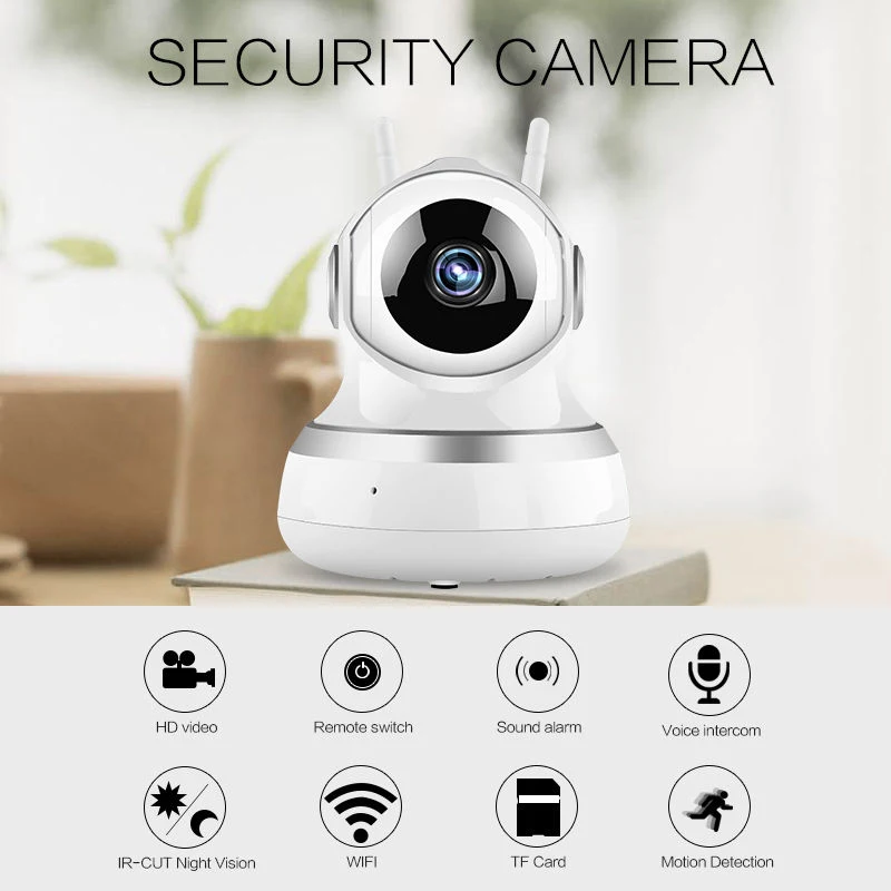 3,6 мм объектив HD 1080P камера беспроводная умная Wi-Fi аудио домашняя камера сетевой безопасности беспроводная карта 24 часа видеокамера