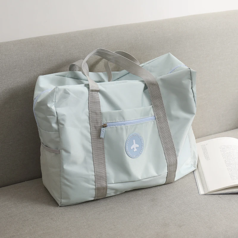 

Travel Bag Handbag Korean version short distance folding rod waiting bag large capacity portable luggage bag fitness bag
