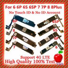 Материнская плата без идентификационной учетной записи для iPhone 6 Plus 6S Plus 7 Plus 8 Plus, основная плата без Touch ID, протестирована, 16 ГБ 32 ГБ 64 Гб 128 ГБ