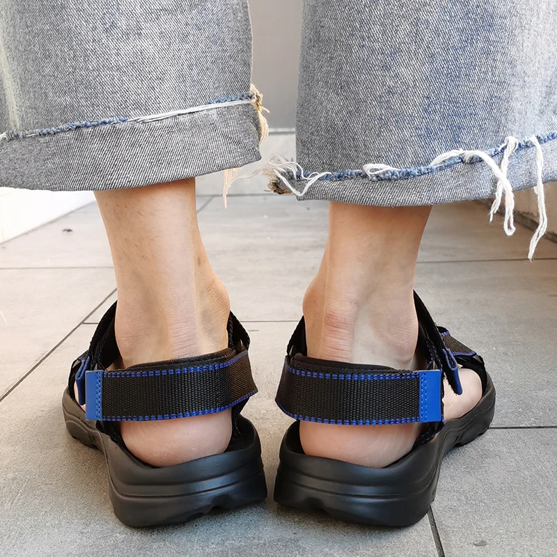 

2020 Female Wedge Heels Shoes Summer Comfortable Sandals Slip-on Flat Platform sandals for women and ladies
