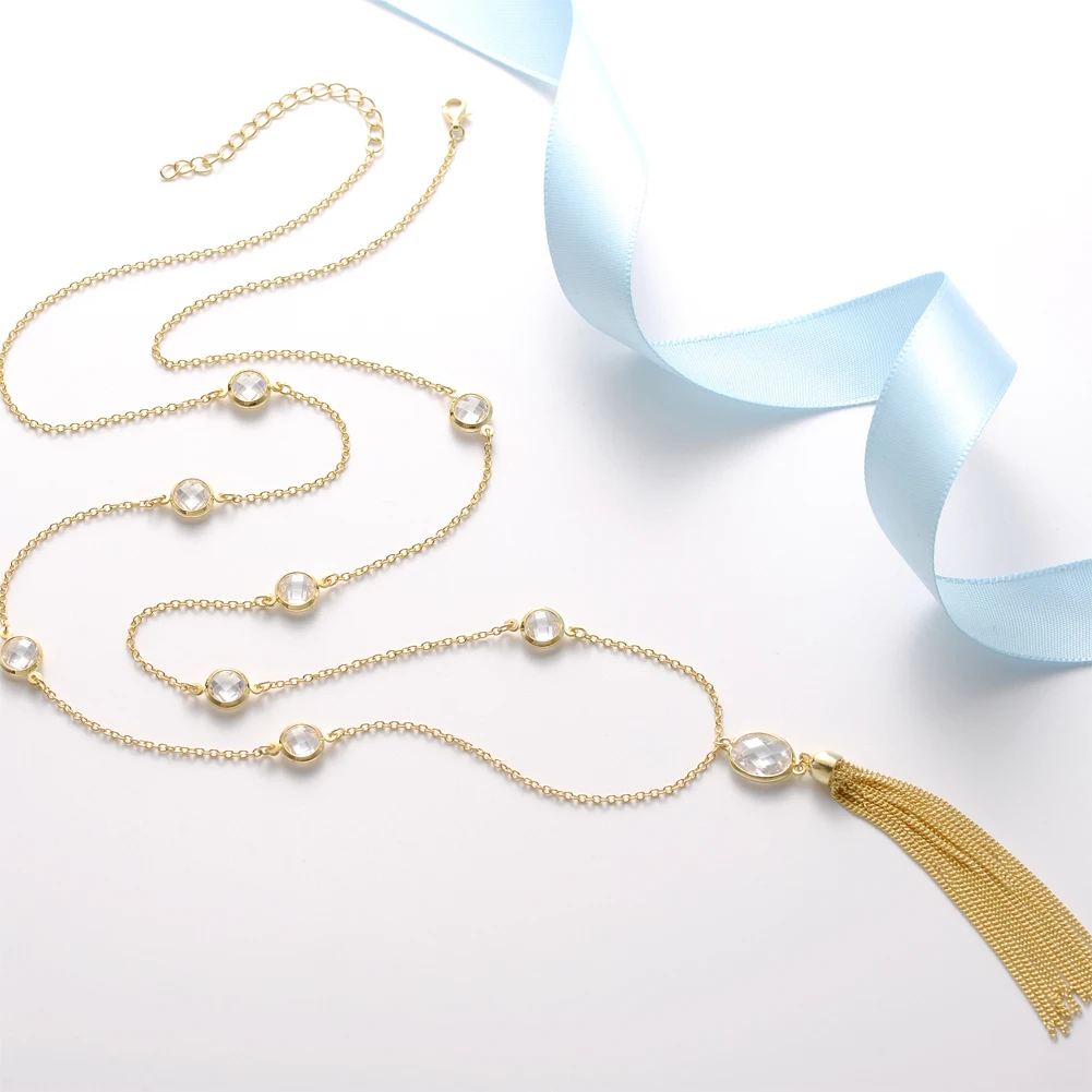 Ювелирные изделия из стерлингового серебра 925 пробы с граненым фианитом для