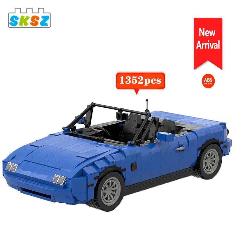 

MOC Famous Car MX-5 Roadster Model Diy Building Blocks Bricks high-tech Assembly Vehicle Sports Car Kids Toys Children Gifts