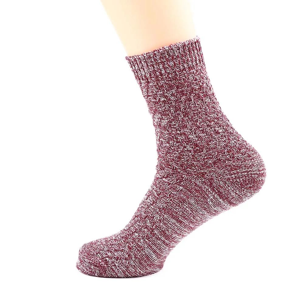 Носки мужские зимние вязаные крючком теплые мягкие толстые кашемировые