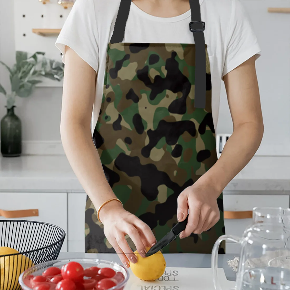 Набор фартуков камуфляжный кухонный нагрудник рукавицы для приготовления пищи