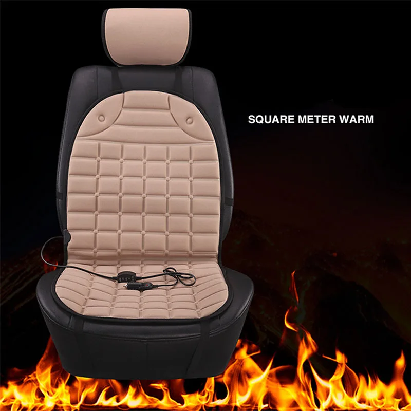 

KANGLIDA Heated Car Seat Cover Warmer Winter Household Cushion Heating Mat Three Color 1pc 12V
