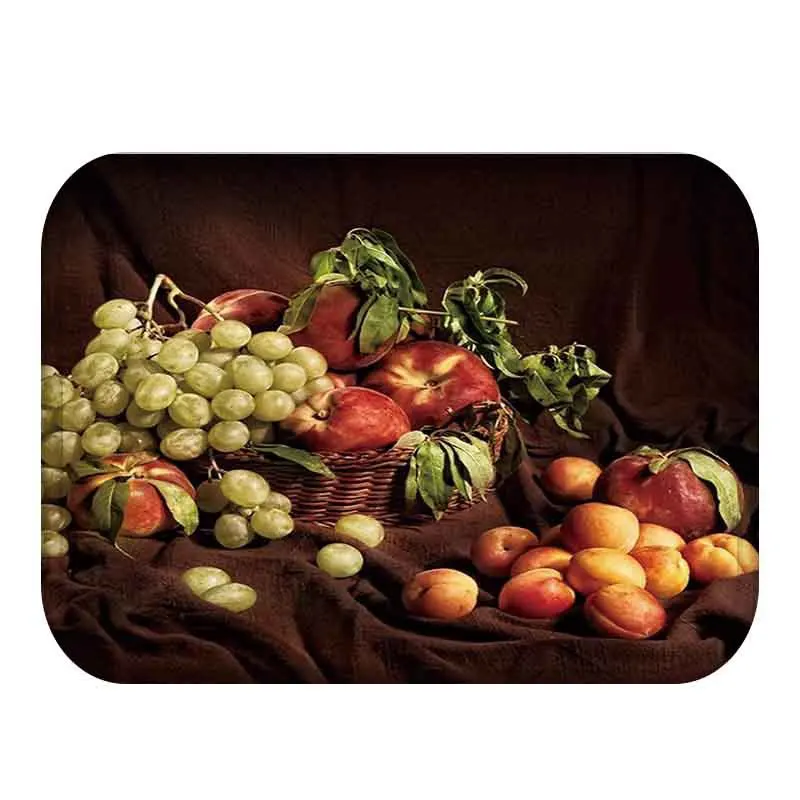Beautiful Fruit Pattern Design Velvet Thick Floor Mat Home Bedroom Decorative Kitchen Bathroom 40x60cm .. | Дом и сад