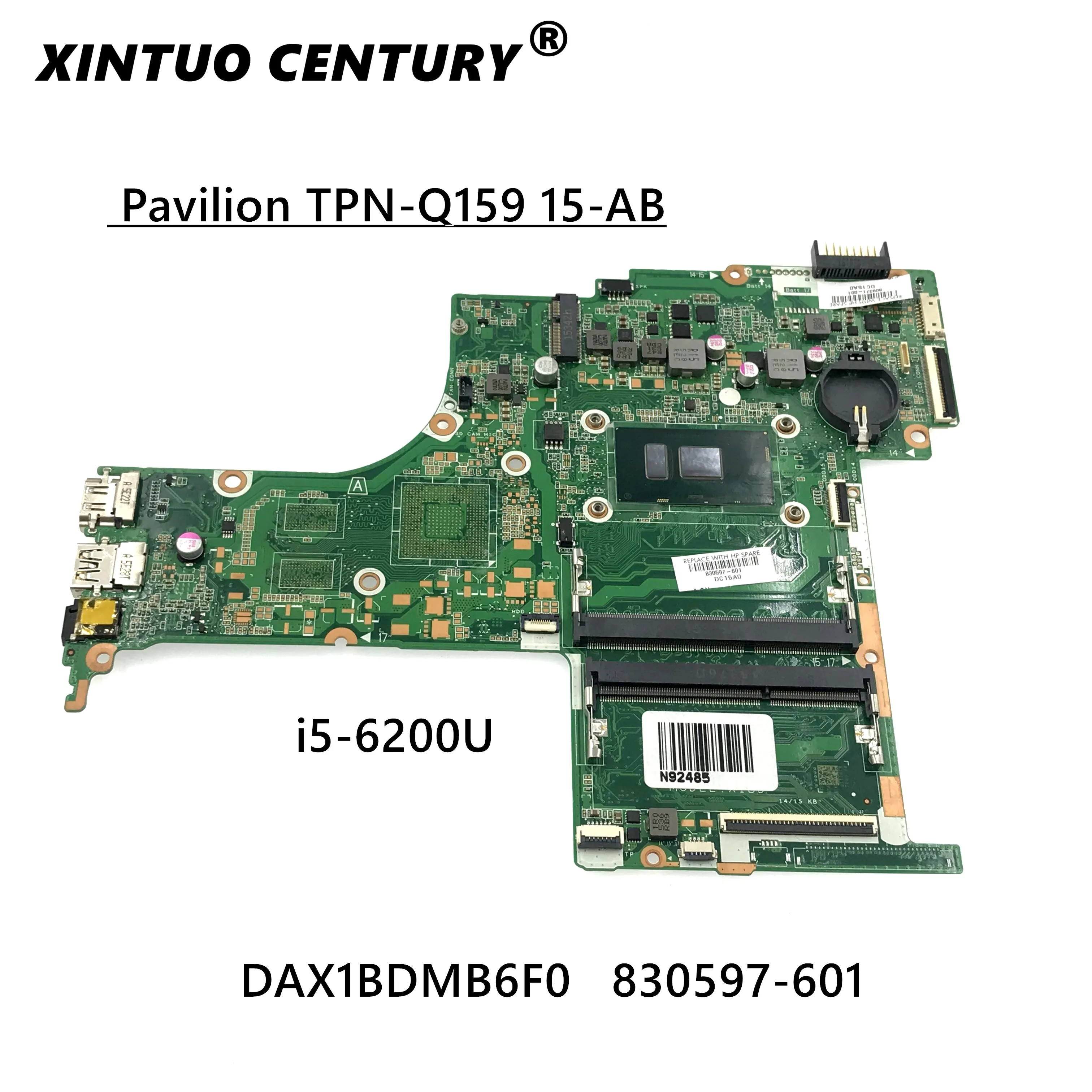 

Материнская плата для ноутбука HP PAVILION 15-AB220NR 15-AB DAX1BDMB6F0 830597-601 830597-501 830597-001