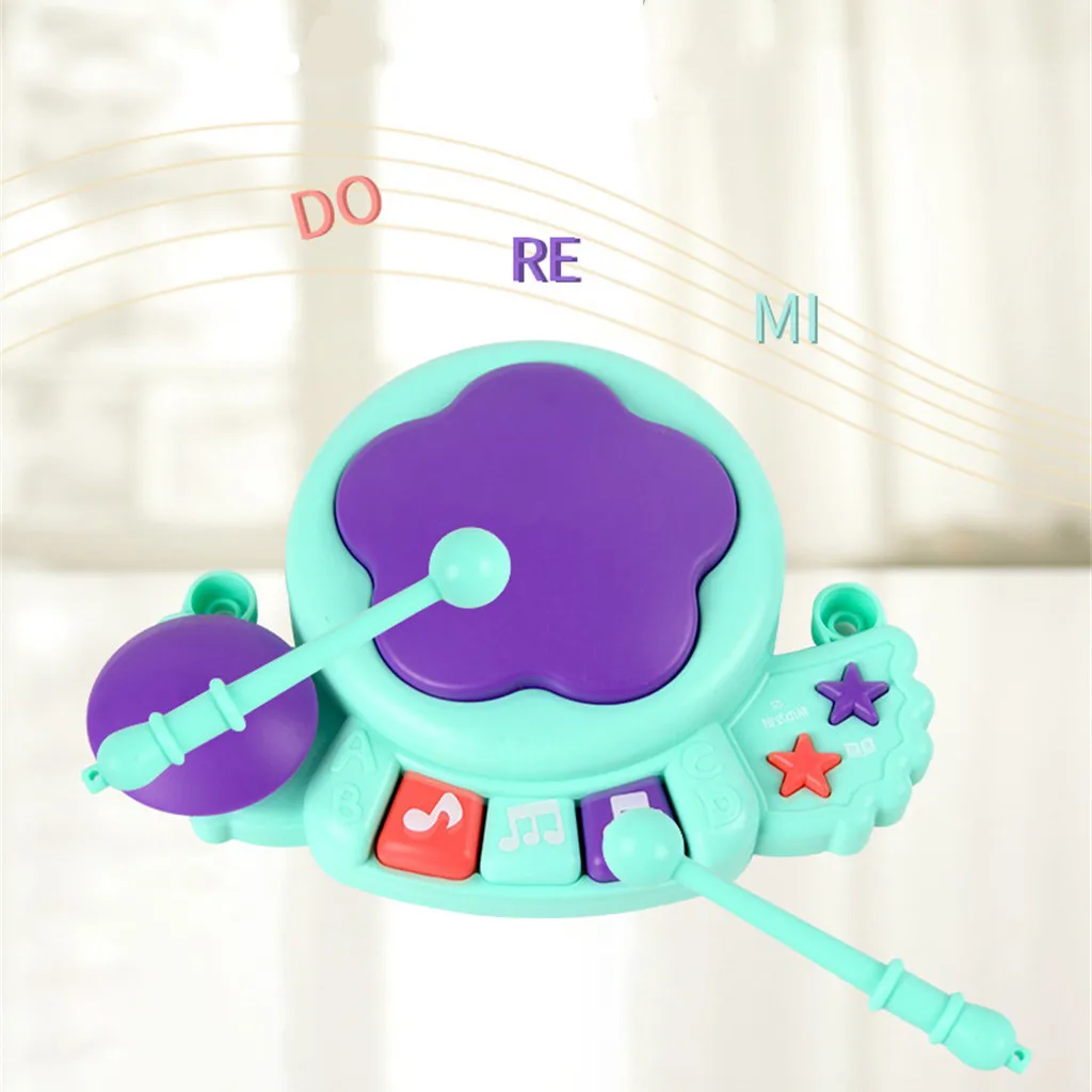 Детские рулон барабан Музыкальные инструменты пополняемый набор Детская