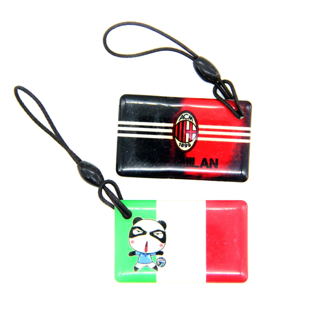 1 шт. 13 56 МГц UID сменный 1K S50 NFC перезаписываемая карта мультяшный брелок для ключей