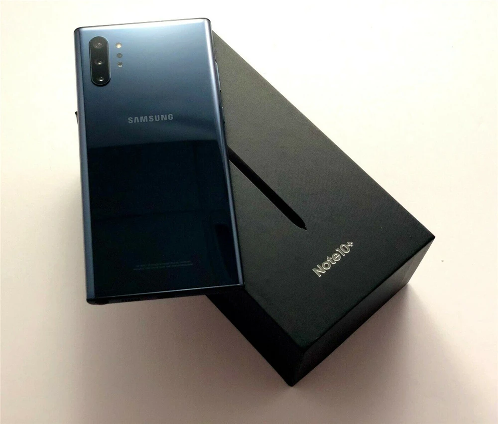 Разблокированный телефон Samsung Galaxy Note10 + Pro N975U N975U1 с экраном 855 дюйма Восьмиядерный