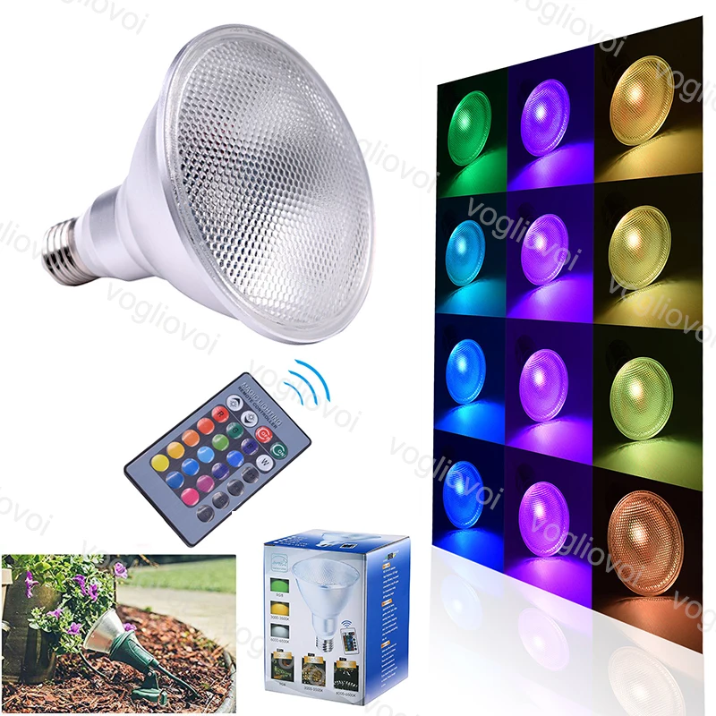 Vogliovoi светодиодный светильник лампы Точечный s RGB Par38 волшебный 20 Вт Светодиодный