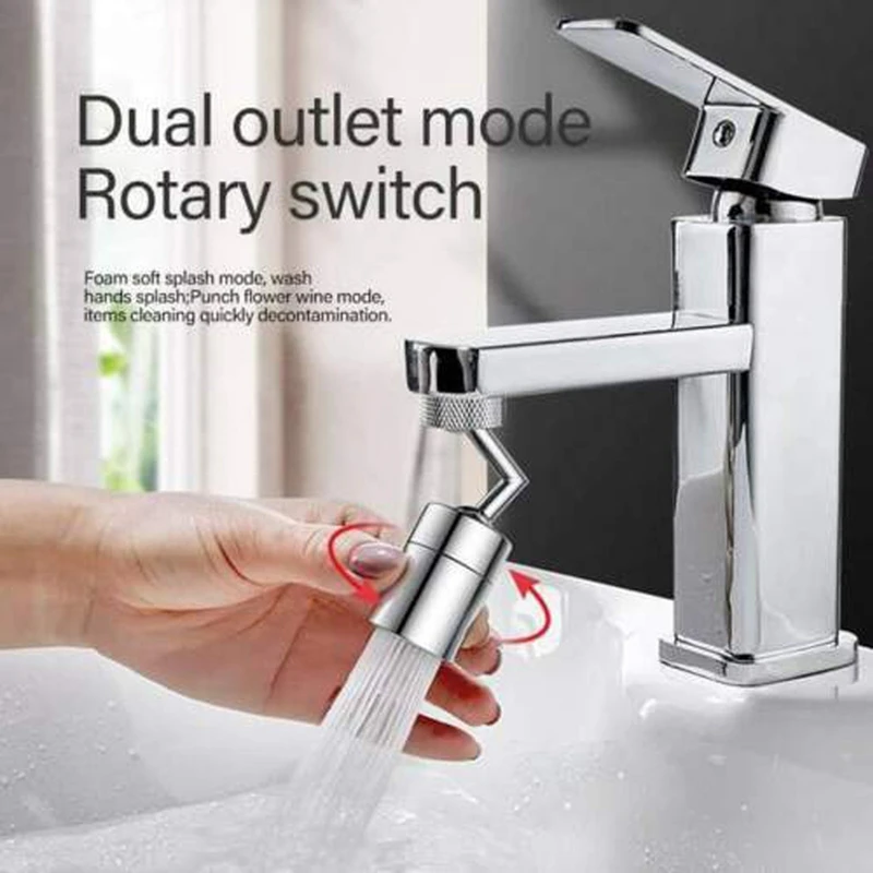 

720 Degree Swivel Faucet Aerator Universal Splash Filter Faucet Spray Head Kitchen Tap Water Saving Nozzle Movable Brass Sprayer