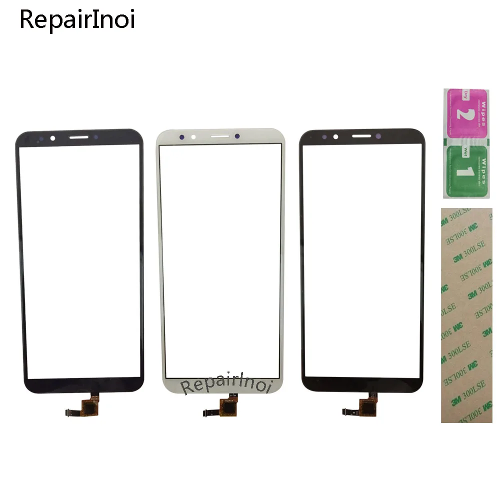 

10Pieces/Lot 5.99'' Touch Screen Glass For Huawei Enjoy 8 LND-AL30 Touch Screen Sensor Digitizer Touch Panel 3M Glue Wipes
