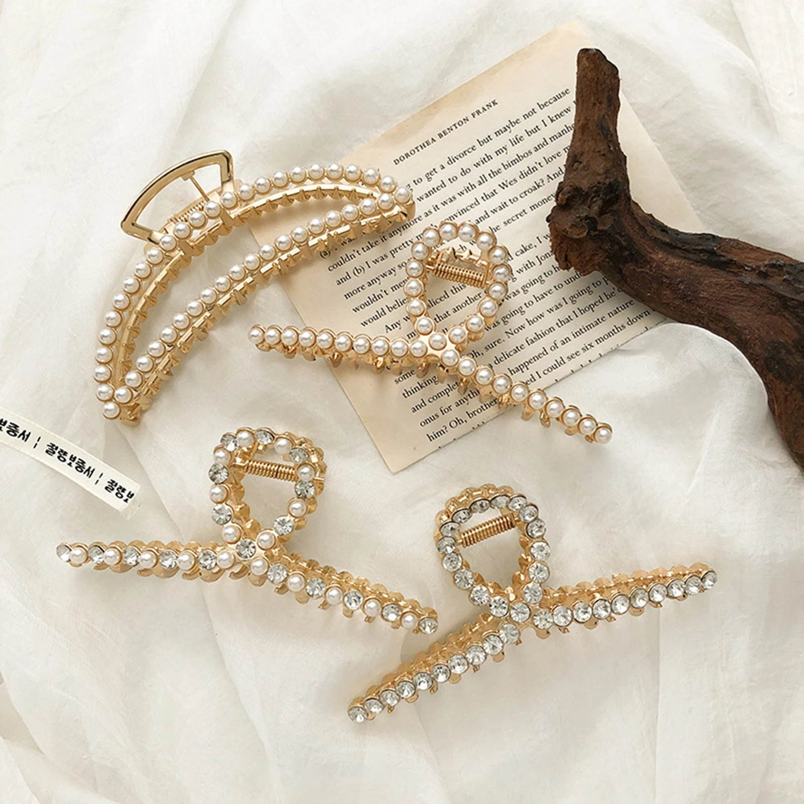 

Женские заколки для волос, стразы, жемчужные заколки для волос, головной убор, аксессуары для волос для женщин