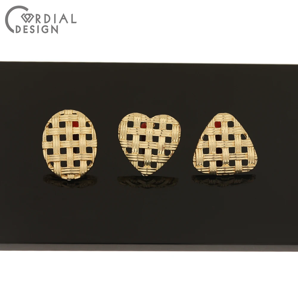 

Cordial Design 100Pcs Jewelry Accessories/DIY Earrings Finding/Knit Effect/Earrings Stud/Hand Made/Jewelry Findings & Components