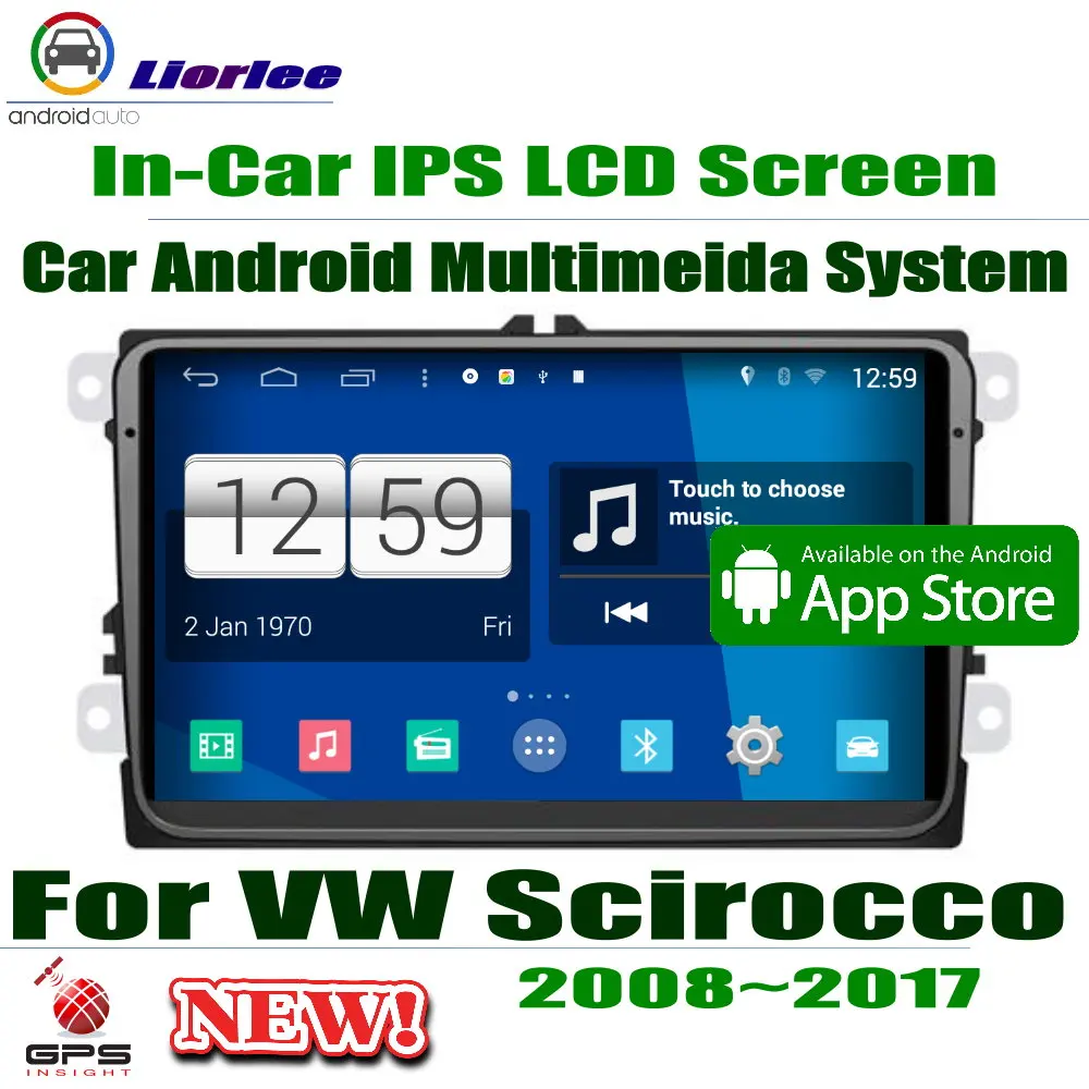 Carplayer Android System Core A53 PX5 9 &quotHD IPS ЖК экран для Volkswagen VW Scirocco 2008 ~ 2017 радио плеер GPS