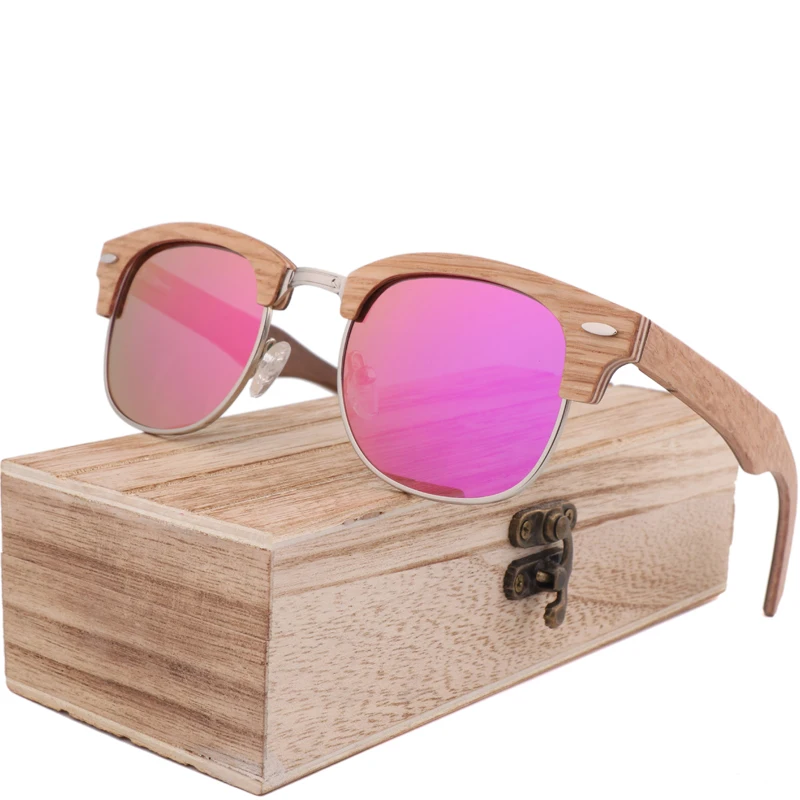 Солнечные очки с полуоправой UV400 для мужчин и женщин модные поляризационные