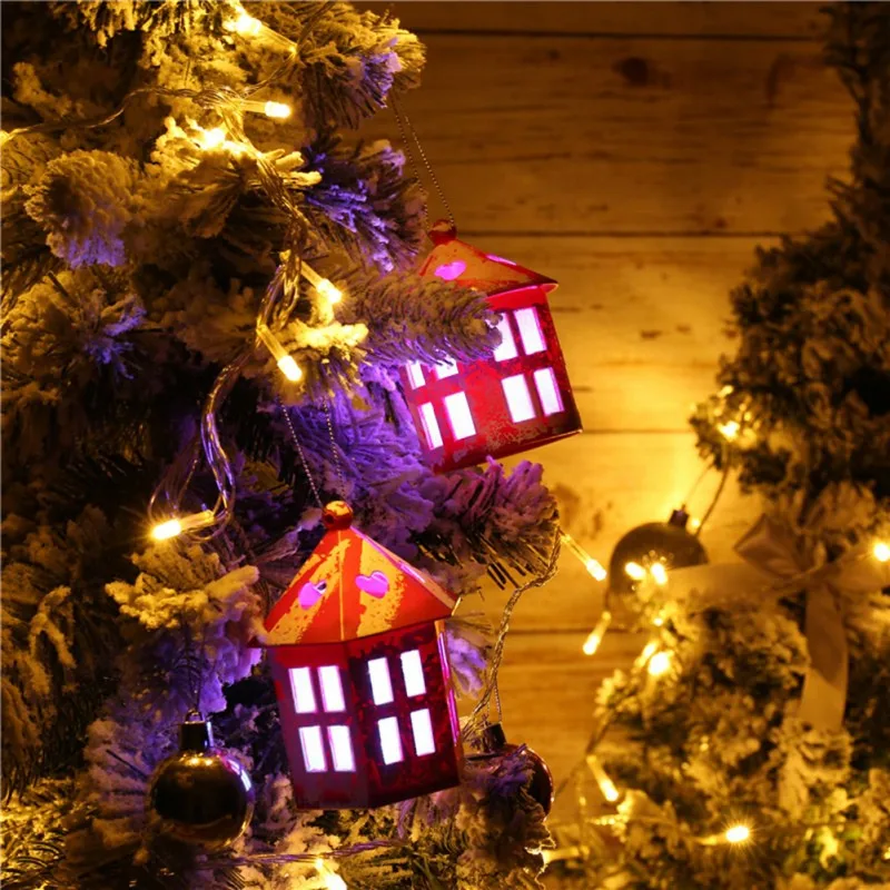 Рождественское светящееся украшение для дома светодиодная Рождественская елка