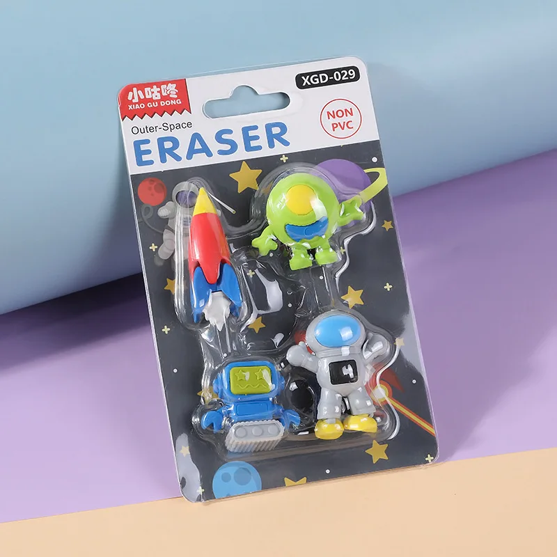 4 шт. стирательные мини-Ластики для детей | Канцтовары офиса и дома