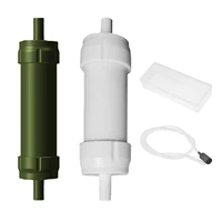 camping water filter straw triple filtration portable water purifier for survival emergency supplies water filtration system