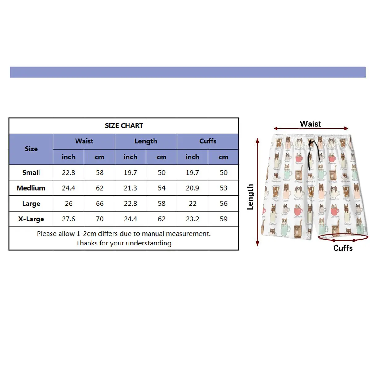 

Coffee Cats In Milky Teenagers Fitness Loose Shorts Bodybuilding Joggers Quick-dry Cool Beach Sweatpants