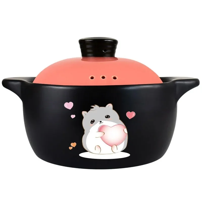 

Casserole pot soup pot ceramic casserole clay pot rice open flame gas high temperature resistant dual-use small stone pot