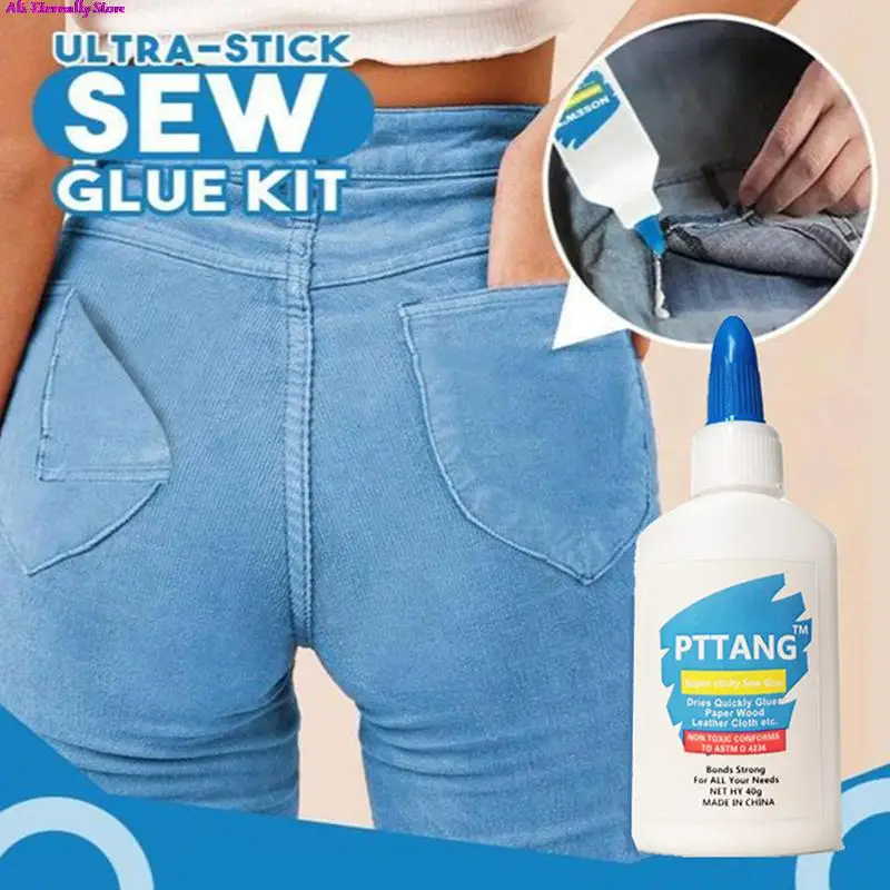 

Liquid Instant Fabric Sew Glue Leather Sew Glue Kit Secure Fast Drying Glue Liquid Sewing Ultra-stick Supplies Adhesives