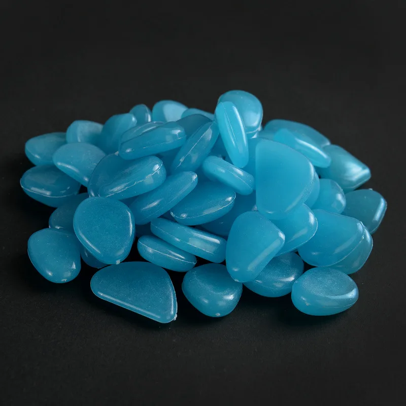 

Garden Decor Luminous Stones Glow In Dark Decorative Pebbles Outdoor Fish Tank Decoration Pebble Rocks Aquarium Mix Color