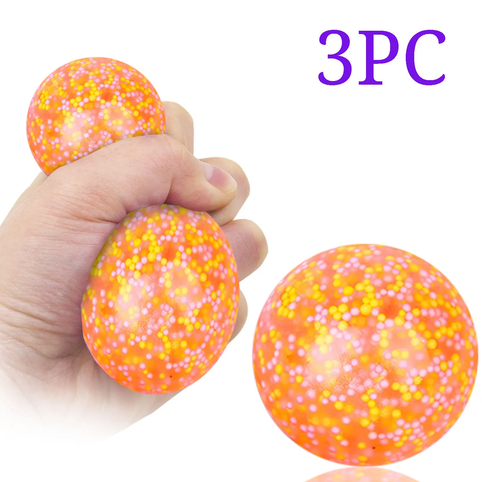

1/2/3pc Fidget Toys Rainbow Creative Vent Ball Decompression Toy Kids Adult Decompression Toy Stress Ball Funny Gifts L5