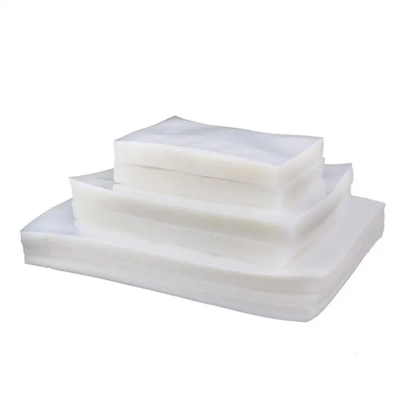 

10Pcs Food Vacuum Packing Bag Composite Clear Bag Heat Sealing Bag Keep Food Fresh Wrap PET/PE Transparent Bag Kitchen Supplies