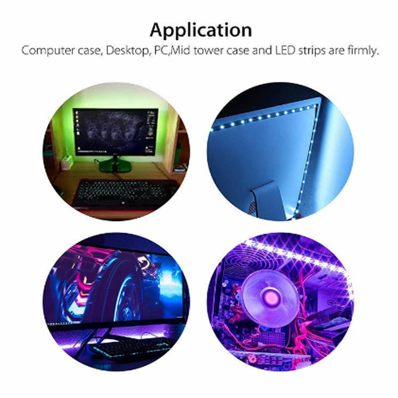 SATA интерфейс SMD 5050 Светодиодная ленсветильник 60 светодиодов/м УФ монохромная