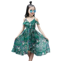 toddler girls dress summer 2020 fashion kids sling floral beach dress childrens princess bohemian dresses clothes 5 7 8 12 year