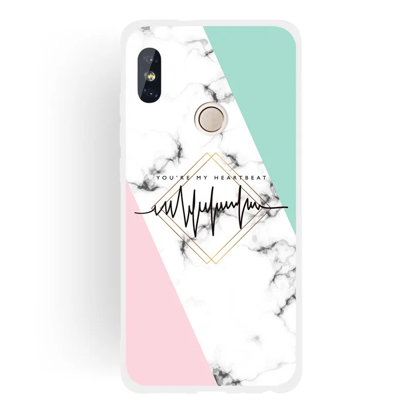 Marble Silicone Phone Case For Xiaomi Redmi 4A 4X 5A 5 Plus 6A Note 4 6 Pro 7 S2 Matte Vase Coque Back Cover Funda | Мобильные