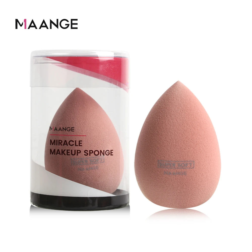 Мягкая губка для макияжа MAANGE Pro 1 шт. спонж мягкий тональный крем лица консилер