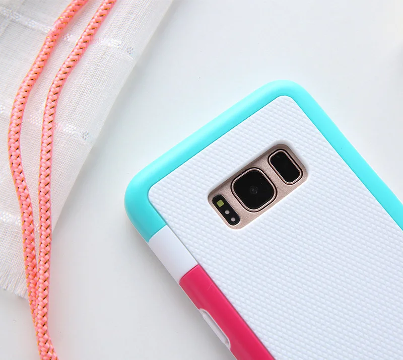 SAM S10 plus Zenus Walnutt Color Shock Shockproof Cover Case For samsung Galaxy S9 S8 note8 note 9 Silicone case+ strap |