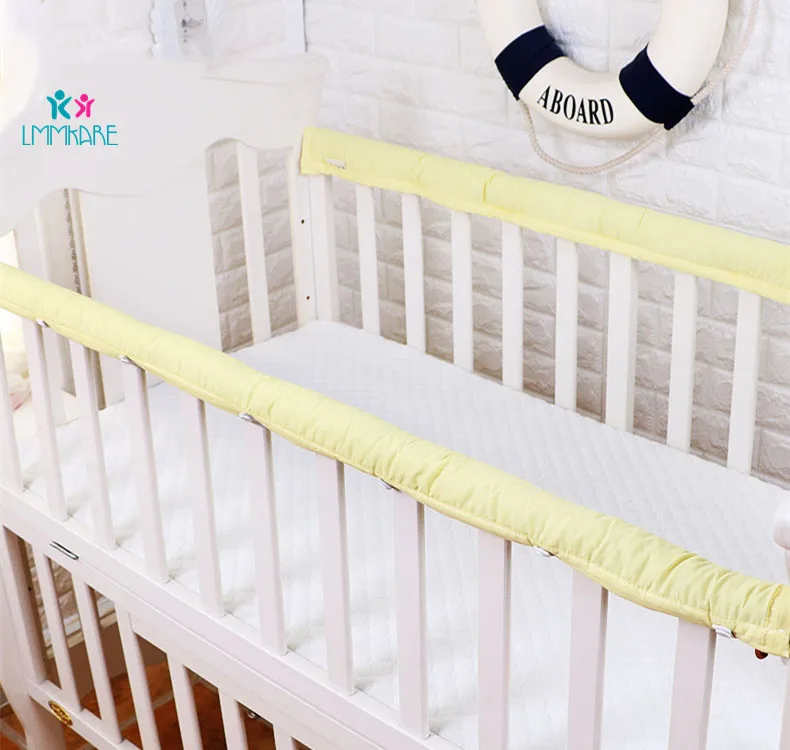 Хлопковый бампер для детской кроватки 2 шт./компл. защитный утолщенный барьер