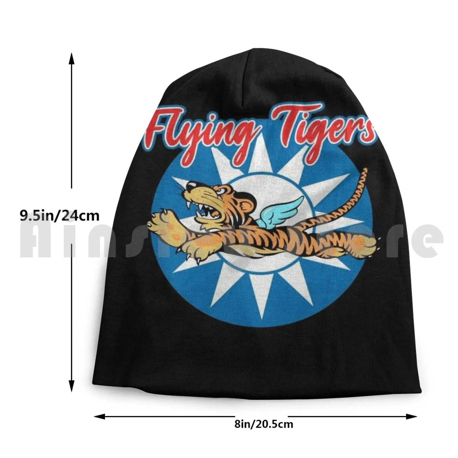 Трикотажная Шапка-бини с эмблемой летающих тигров времен Второй мировой войны