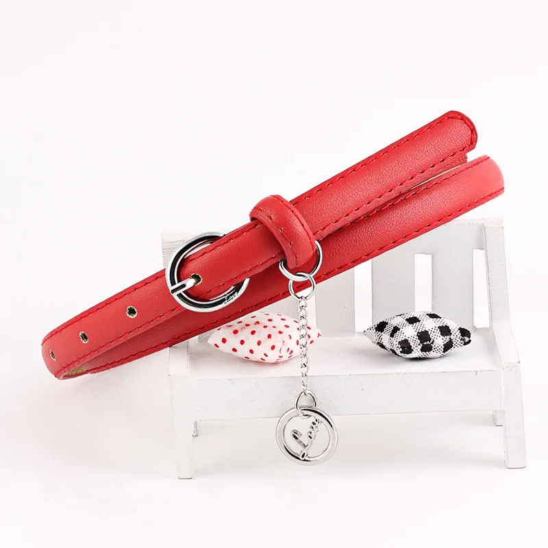 Женский ремень с круглой пряжкой и металлическим кольцом 1 3 см|Женские ремни| |