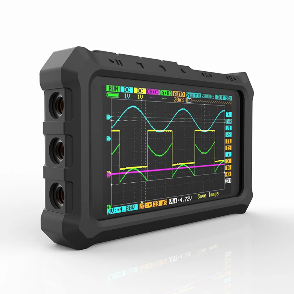 Новый портативный 4-канальный 100 мкс/с Nano DSO DSO213 DS213 цифровой осциллограф с
