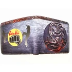 Кошелек Кобра Кай из аниме-фильма, короткий бумажник из высококачественной искусственной кожи с карманом для монет