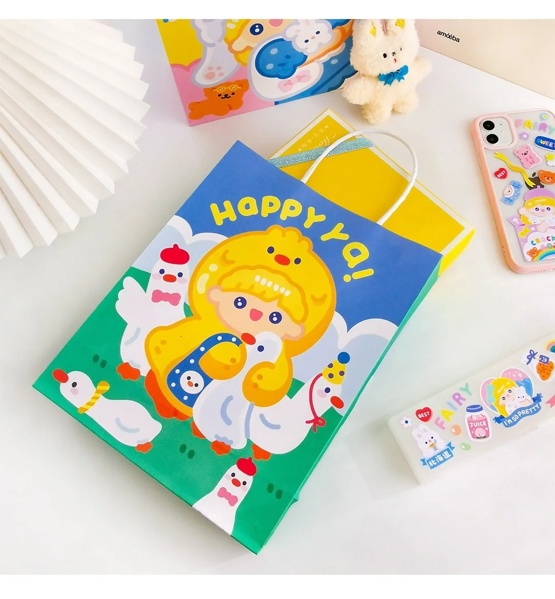 1 шт. milkjoy Подарочный пакет для сладостей девочек бумажный сумка-тоут в стиле ins