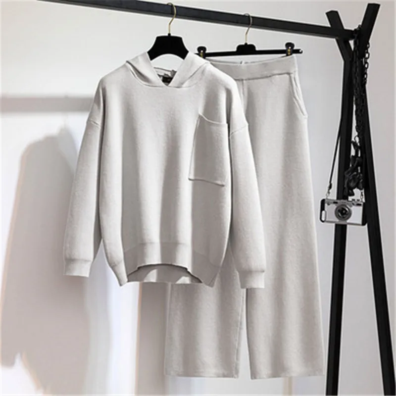 Кашемировый свитер Женский трикотажный комплект из 2 предметов осенне зимний